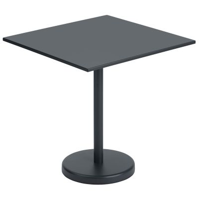 Muuto Linear teräspöytä 70x70 cm Black | Alk. 699,00 €