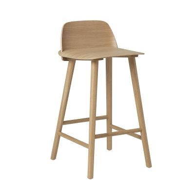 Muuto Nerd baarijakkara, 65 cm tammi | Alk. 499,00 €