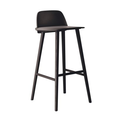 Muuto Nerd baarijakkara 75 cm musta | Alk. 499,00 €
