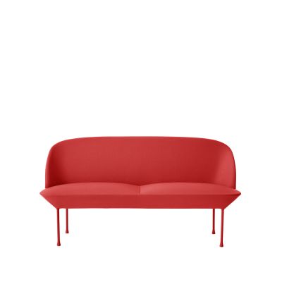Muuto Oslo sohva 2-istuttava Steelcut 660-Dark red | Alk. 2 829,00 €