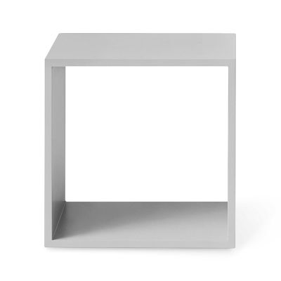 Muuto Stacked 2.0 hyllyjärjestelmä avoin, medium vaaleanharmaa | Alk. 215,00 €