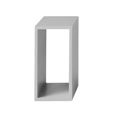Muuto Stacked 2.0 hyllyjärjestelmä avoin, small vaaleanharmaa | Alk. 165,00 €