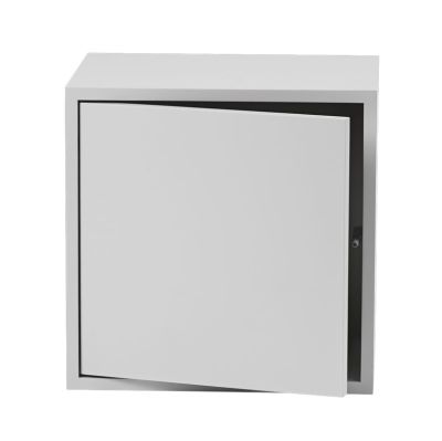 Muuto Stacked 2.0 hyllyjärjestelmä ovella, medium vaaleanharmaa | Alk. 255,00 €