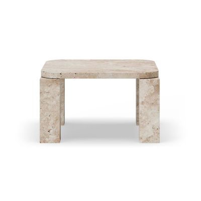 New Works Atlas sohvapöytä 60x60 cm Unfilled Travertine | Alk. 1 462,00 €