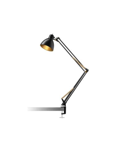 Nordic Living - Archi T1 Junior Pöytävalaisin Mat Black/Gold | Alk. 222,00 €