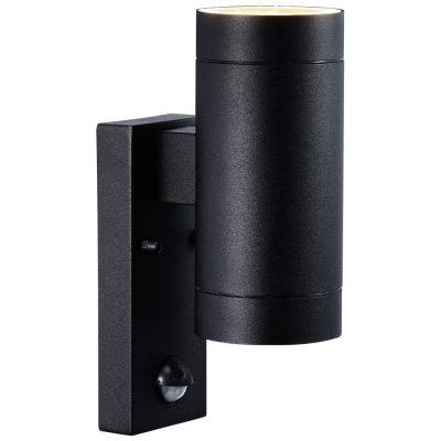 Nordlux - Tin Maxi Double Seinävalaisin w/Sensor Black | Alk. 65,00 €
