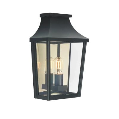 Norlys - London Ulko Seinävalaisin Litteä Musta | Alk. 186,00 €