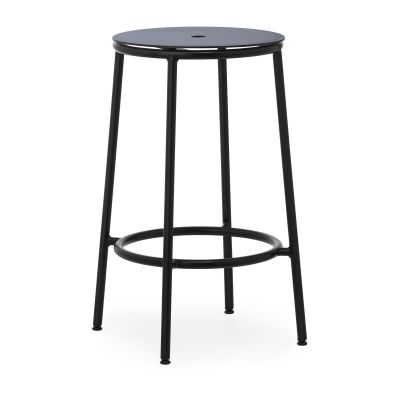 Normann Copenhagen Circa baarijakkara 65 cm Musta alumiini | Alk. 255,00 €
