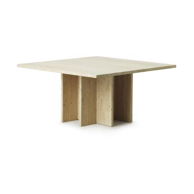 Normann Copenhagen Edge sohvapöytä large Travertine | Alk. 1 475,00 €