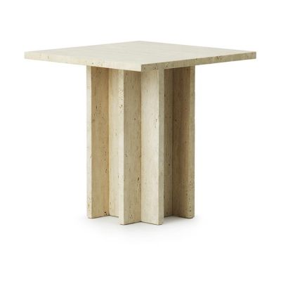 Normann Copenhagen Edge sohvapöytä small Travertine | Alk. 1 035,00 €