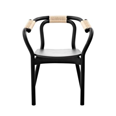Normann Copenhagen Knot tuoli Musta-luonnonvärinen | Alk. 565,00 €