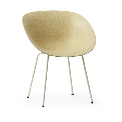 Normann Copenhagen Mat Armchair käsinojatuoli Hemp-cream steel | Alk. 360,00 €
