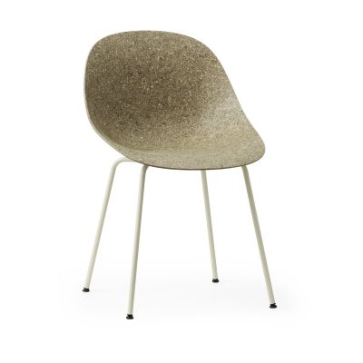 Normann Copenhagen Mat Chair tuoli Seaweed-cream steel