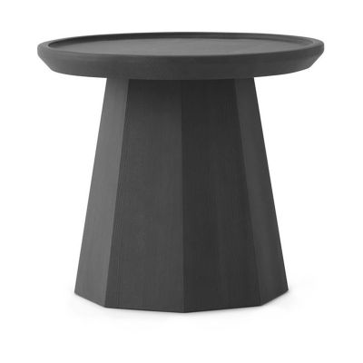 Normann Copenhagen Pine table small sivupöytä Ø 45 cm K:40,6 cm Dark Grey | Alk. 740,00 €