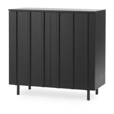 Normann Copenhagen Rib kaappi 96 x 98,5 cm Soft Black | Alk. 1 570,00 €