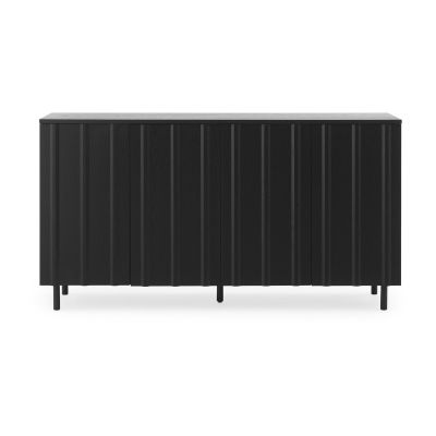 Normann Copenhagen Rib sivupöytä 45 x 159 cm Soft Black | Alk. 2 510,00 €