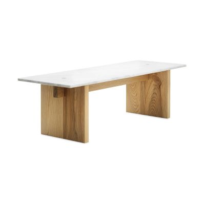 Normann Copenhagen Solid Table sohvapöytä 130x38,5x40 cm Valkoinen