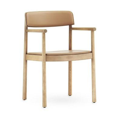 Normann Copenhagen Timb äsinojatuoli tyynyllä Tan/ Ultra Leather - Kameli | Alk. 570,00 €