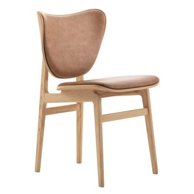 NORR11 Elephant tuoli nahkaisella istuinosalla tammea Dunes camel | Alk. 1 035,00 €