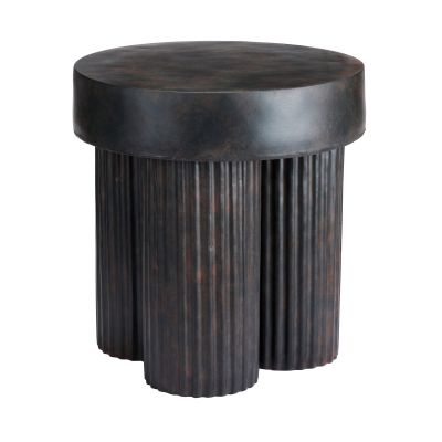 NORR11 Gear sohvapöytä korkea Ø 45 cm Earth (ruskea-musta) | Alk. 530,00 €
