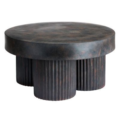 NORR11 Gear sohvapöytä matala Ø 70 cm Earth (ruskea-musta) | Alk. 650,00 €