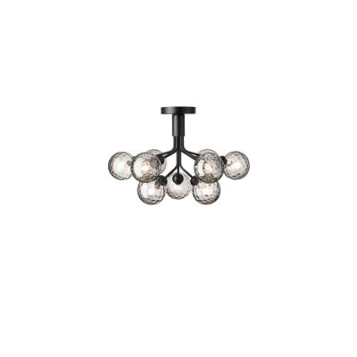 Nuura - Apiales 9 Kattovalaisin Satin Black/Optic Smoked Nuura | Alk. 1 700,00 €