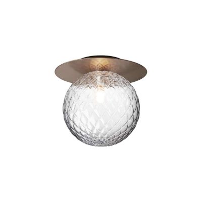 Nuura - Liila 1 Large Seinä-/Kattovalaisin IP44 Dark Bronze/Optic Clear Nuura | Alk. 351,00 €