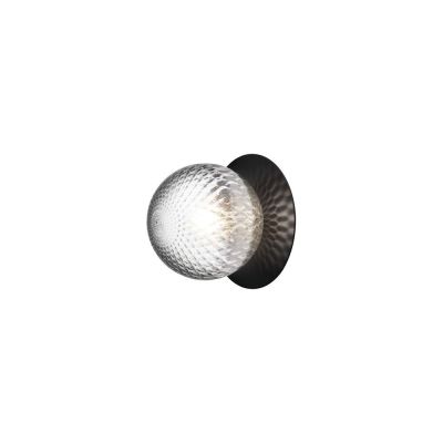 Nuura - Liila 1 Medium Seinä-/Kattovalaisin IP44 Black/Optic Clear Nuura | Alk. 241,00 €