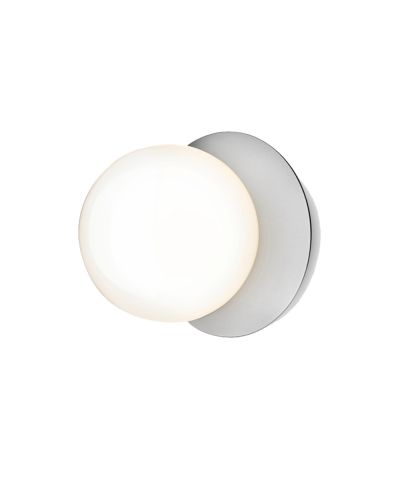 Nuura - Liila 1 Seinävalaisin/Kattovalaisin Light Silver/Opal White | Alk. 211,00 €