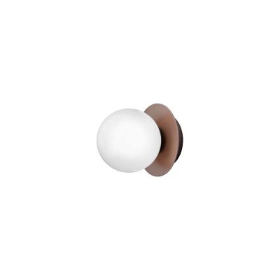 Nuura - Liila 1 Small Seinä-/Kattovalaisin IP44 Dark Bronze/Opal Nuura | Alk. 192,00 €