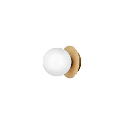 Nuura - Liila 1 Small Seinä-/Kattovalaisin IP44 Nordic Gold/Opal Nuura | Alk. 192,00 €