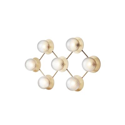 Nuura - Liila 7 Seinä-/Kattovalaisin Nordic Gold/Optic Clear | Alk. 1 700,00 €