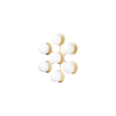 Nuura - Liila Star Seinä-/Kattovalaisin Nordic Gold/Opal White Clear | Alk. 1 500,00 €