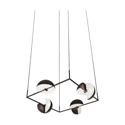 Oblure Trapeze quertette valaisin 113,5x113,5 cm Musta | Alk. 2 733,00 €