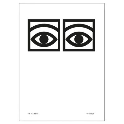 Olle Eksell Ögon juliste, yksi silmäpari 70x100 cm | Alk. 67,00 €