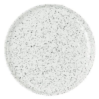 Olsson & Jensen Poppi ruokalautanen 27 cm valkoinen-musta | Alk. 13,00 €