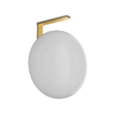 Oluce Alba 194 -seinävalaisin Opaali, messinki | Alk. 740,09 €