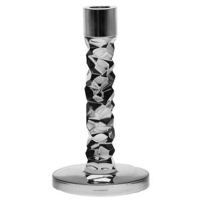 Orrefors Carat kynttilänjalka, antrasiitti, 18 cm | Alk. 88,00 €
