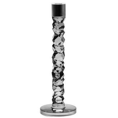 Orrefors Carat kynttilänjalka, antrasiitti, 30 cm | Alk. 155,00 €