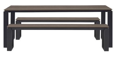 Outfit Martinus 6-hengen ruokailuryhmä tummanruskea/musta | Alk. 947,00 €