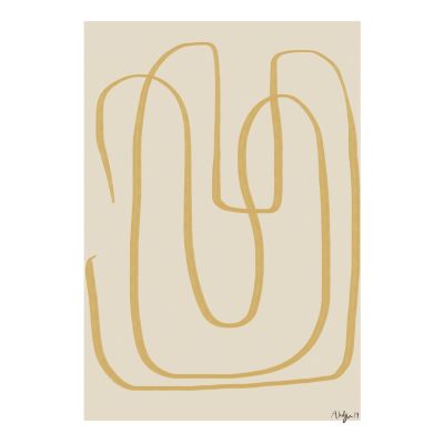 Paper Collective Different Ways I juliste keltainen 50x70 cm | Alk. 45,90 €