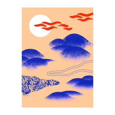 Paper Collective Japanese Hills -juliste 50 x 70 cm | Alk. 51,00 €
