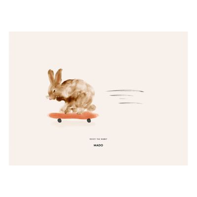 Paper Collective Rocky the Rabbit -juliste 30x40 cm | Alk. 30,90 €