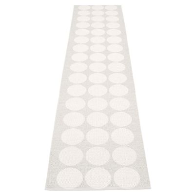 Pappelina, Hugo matto 70x320 cm white metallic / fossil grey | Alk. 244,00 €