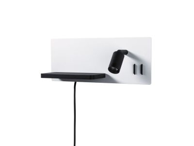 Paulmann - Serra LED Seinävalaisin USB C Dim. Right Side Matt White/Matt Black Paulmann | Alk. 125,49 €