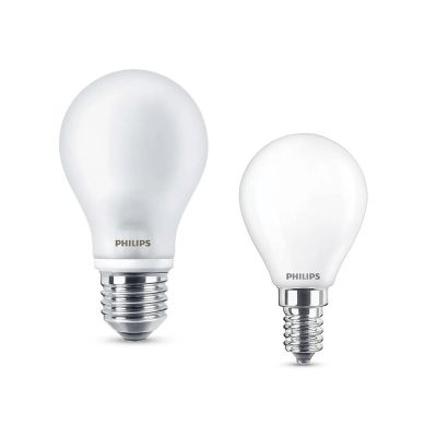 Philips - Lamput LED 1x 806lm E27 + 1x 250lm E14