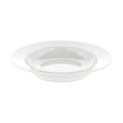 Pillivuyt Eventail syvä lautanen reunalla Ø22 cm Valkoinen | Alk. 28,00 €