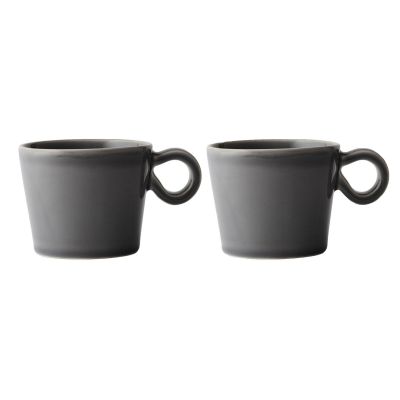 PotteryJo Daria kuppi kahvalla, 2-pakkaus Clean grey | Alk. 28,00 €