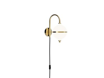 Rebello Decor - Eternal Moonlight Seinävalaisin Small Raw Brass/Opal/Black