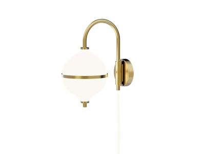Rebello Decor - Eternal Moonlight Seinävalaisin Small Raw Brass/Opal/White | Alk. 593,00 €